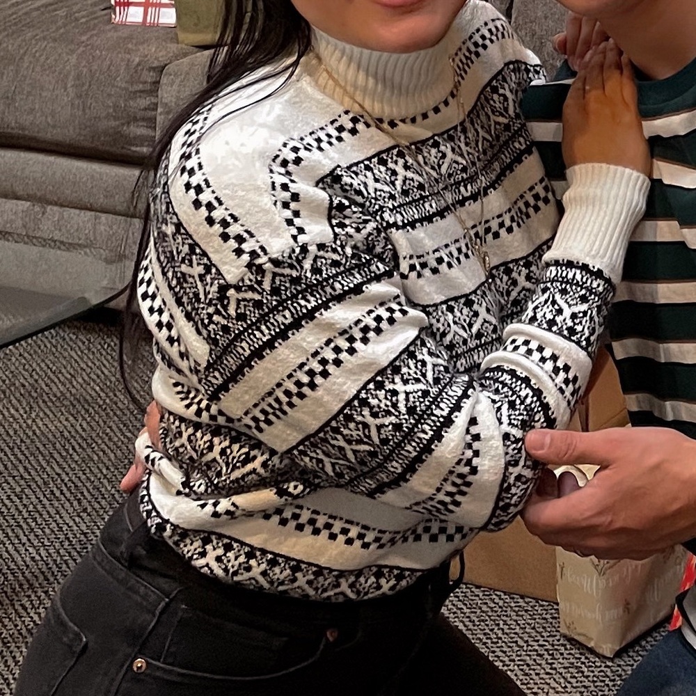 Loft B&W Sweater